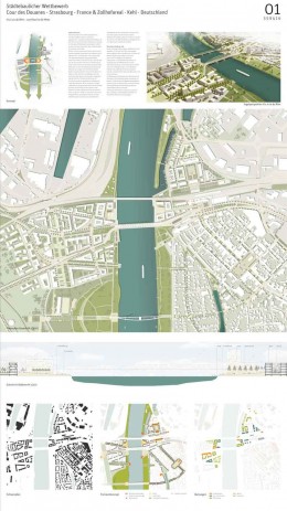 <p><strong>Straßburg, Kehl, Zollhofareal</strong></p><p>Plan 1, Masterplan</p>