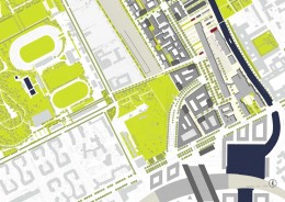 <p><strong>Berlin Heidestraße, Stadtstreifen</strong></p><p>Plan 4</p>